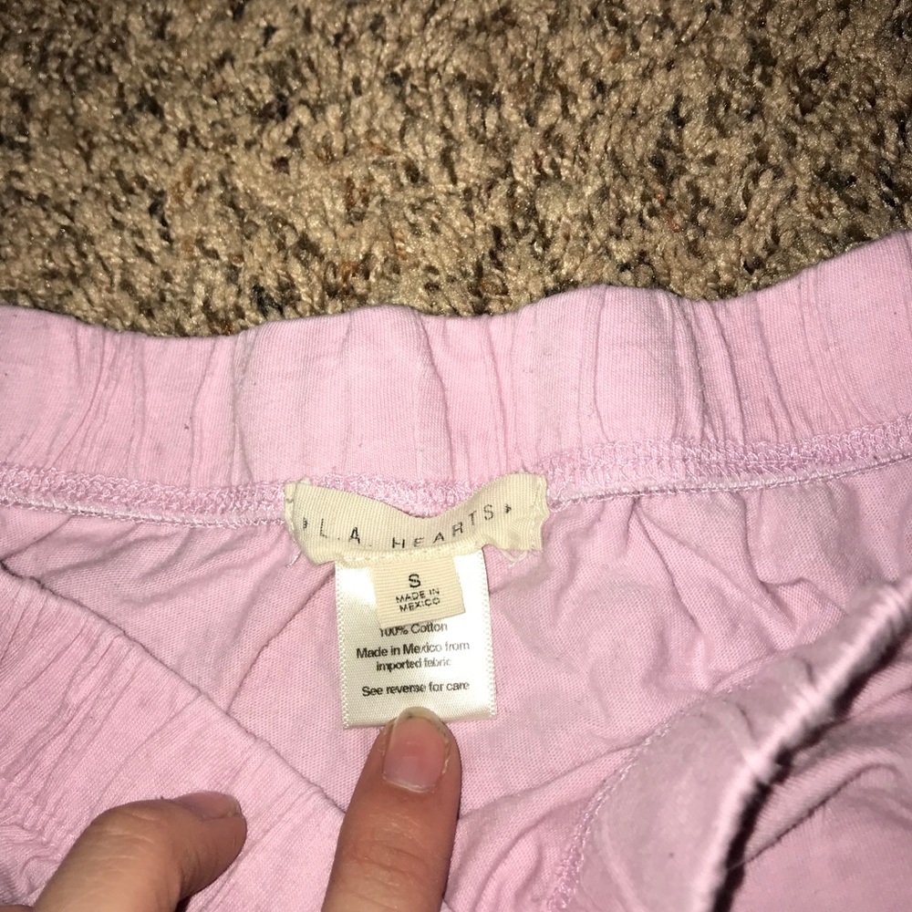 Pink comfy pacsun short shorts